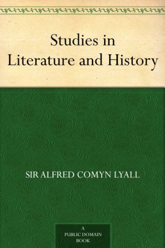 Studies in Literature and History